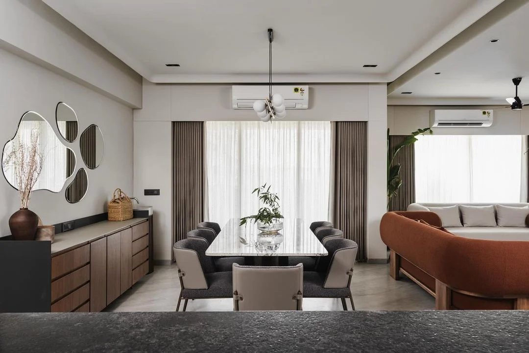 Neutral Theme Nest Residence — photo 2 of 13; interior designer in Hinjewadi and home interior design Pune