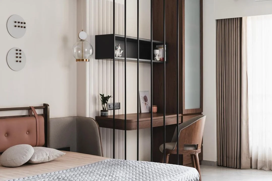 Neutral Theme Nest Residence — photo 5 of 13; interior designer in Hinjewadi and home interior design Pune