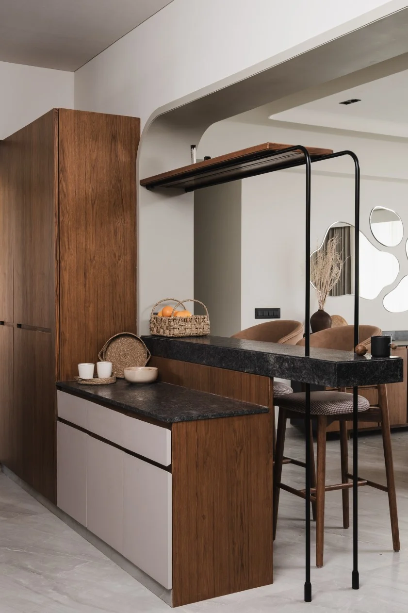 Neutral Theme Nest Residence — photo 6 of 13; interior designer in Hinjewadi and home interior design Pune