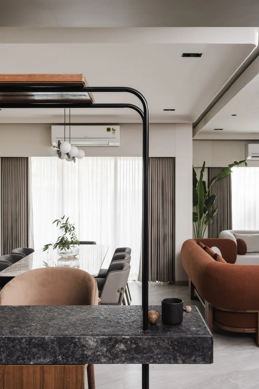 Neutral Theme Nest Residence — photo 7 of 13; interior designer in Hinjewadi and home interior design Pune